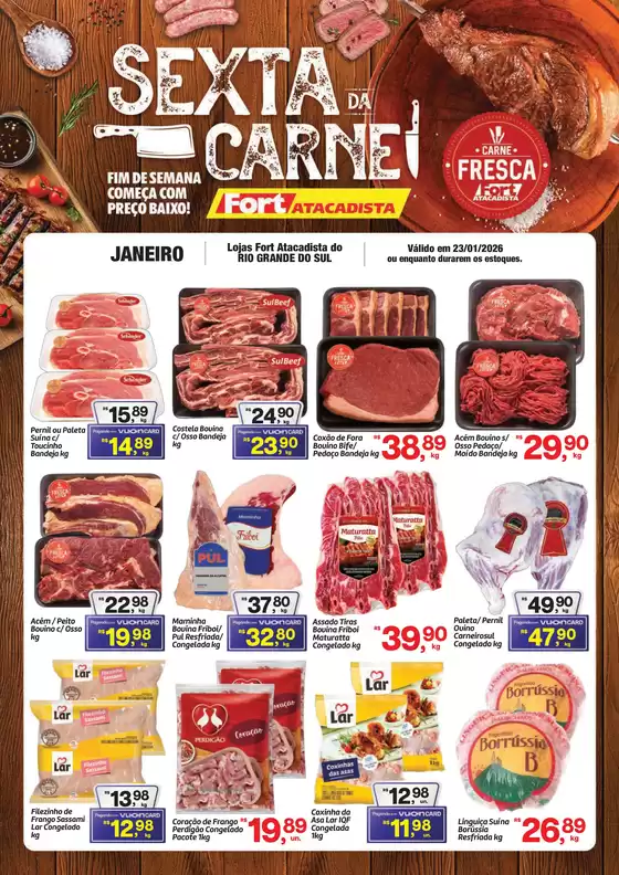 Catálogo Fort Atacadista em Caraguatatuba | RS Fort 6ª da Carne 23 JAN 25 | 2026-01-23T00:00:00.000Z - 2026-01-23T00:00:00.000Z