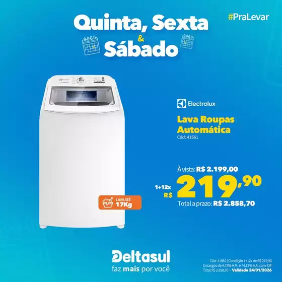 Catálogo Deltasul em São Roque | Melhores ofertas para compradores econômicos | 2026-01-23T00:00:00.000Z - 2026-01-24T00:00:00.000Z