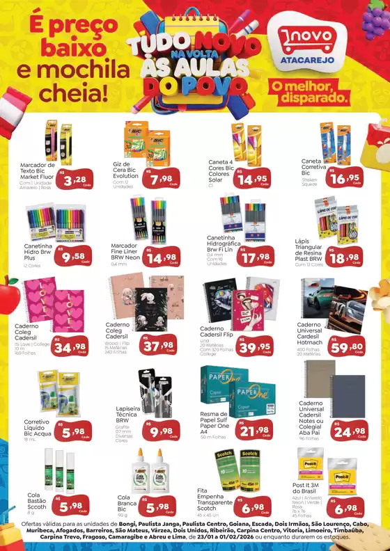 Catálogo Novo Atacarejo em Campinas | Ofertas especiais para você | 2026-01-23T00:00:00.000Z - 2026-02-01T00:00:00.000Z
