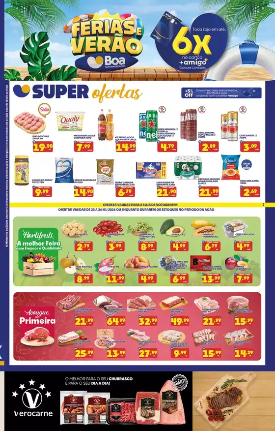 Catálogo Boa Supermercados em Cerquilho | FERIAS VERAO | 2026-01-23T00:00:00.000Z - 2026-01-26T00:00:00.000Z