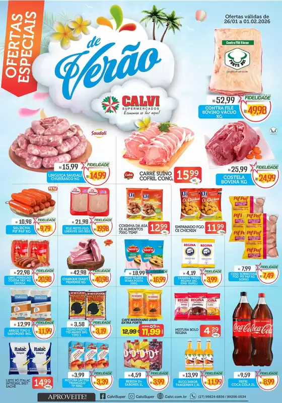Catálogo Calvi Supermercados em Londrina | OFERTAS ESPECIAl De Verão | 2026-01-26T00:00:00.000Z - 2026-02-01T00:00:00.000Z