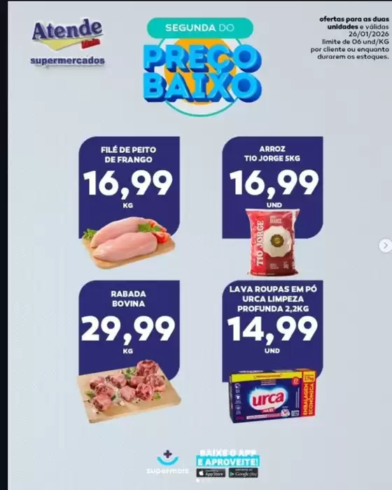 Catálogo Atende Mais em São Paulo | SEGUNDA DO PRECO BAIXO | 2026-01-26T00:00:00.000Z - 2026-01-26T00:00:00.000Z