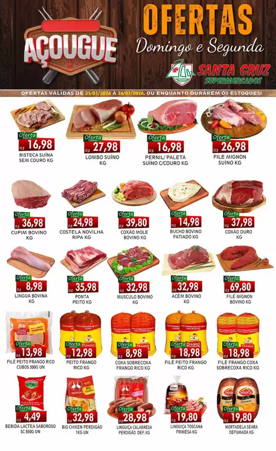 Catálogo Santa Cruz Supermercados em São Paulo | Ofertas Do Açougue | 2026-01-26T00:00:00.000Z - 2026-01-26T00:00:00.000Z