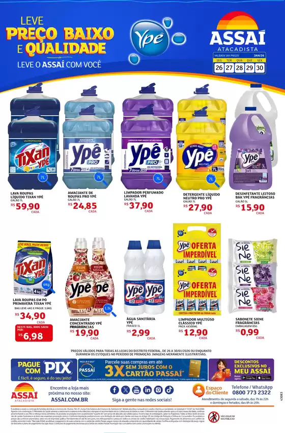 Catálogo Assaí Atacadista em Santa Cruz do Sul | Ofertas especiais para você | 2026-01-26T00:00:00.000Z - 2026-01-30T00:00:00.000Z