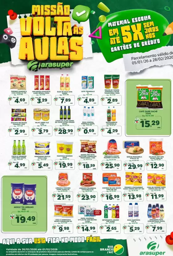Catálogo Araújo Supermercados em Campinas | LEVE MAIS | 2026-01-26T00:00:00.000Z - 2026-02-01T00:00:00.000Z