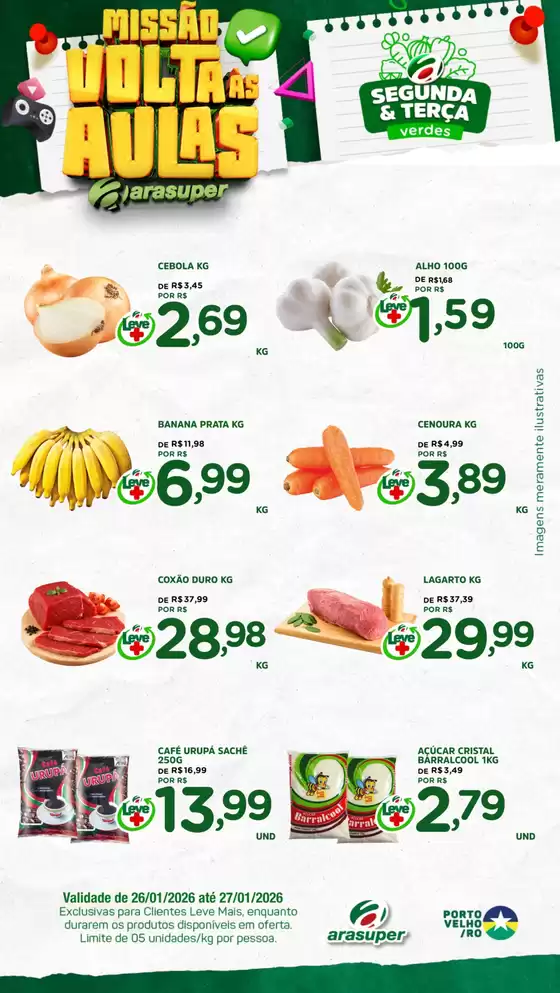 Catálogo Araújo Supermercados em Campinas | Economize agora com nossas ofertas | 2026-01-26T00:00:00.000Z - 2026-01-27T00:00:00.000Z