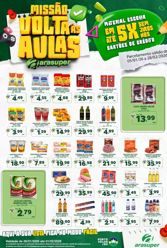 Catálogo Araújo Supermercados em Campinas | Nossas melhores ofertas para você | 2026-01-26T00:00:00.000Z - 2026-02-01T00:00:00.000Z
