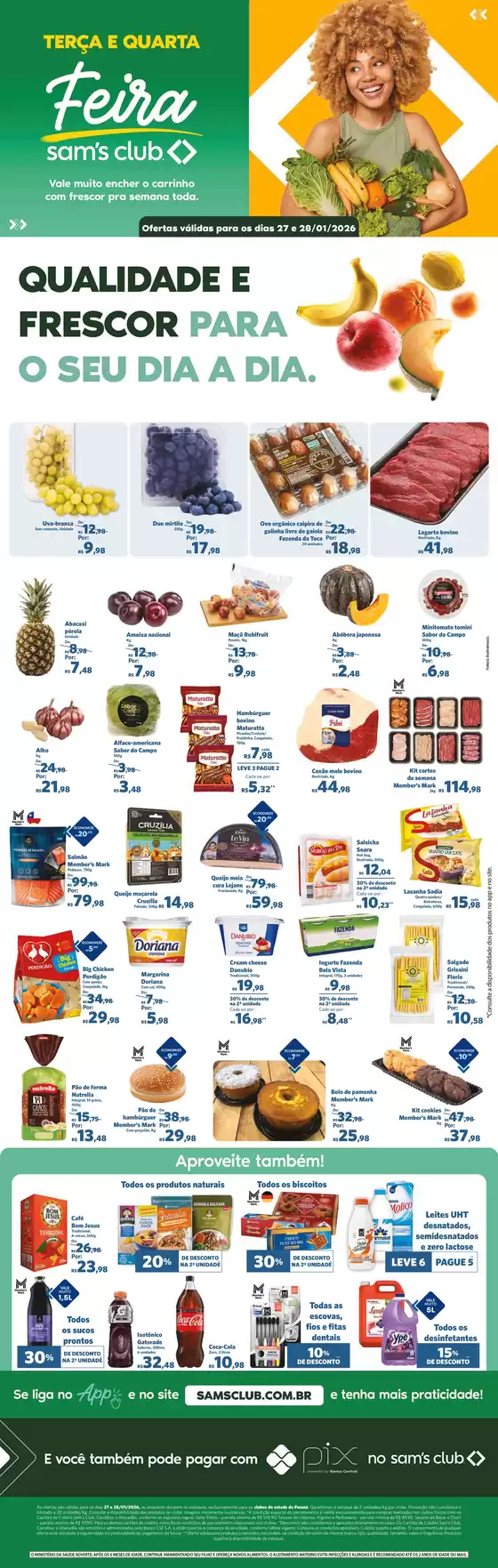 Catálogo Sam's Club | Ofertas especiais atraentes para todos | 2026-01-27T00:00:00.000Z - 2026-01-28T00:00:00.000Z
