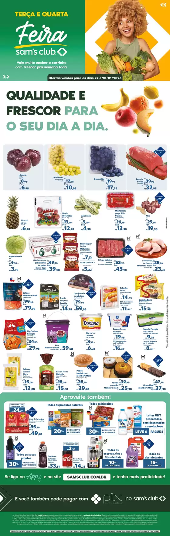 Catálogo Sam's Club | OFERTAS FEIRA | 2026-01-27T00:00:00.000Z - 2026-01-28T00:00:00.000Z