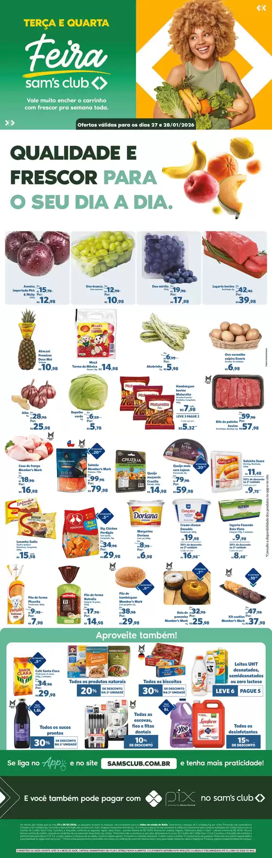 Catálogo Sam's Club | Ótima oferta para caçadores de pechinchas | 2026-01-27T00:00:00.000Z - 2026-01-28T00:00:00.000Z