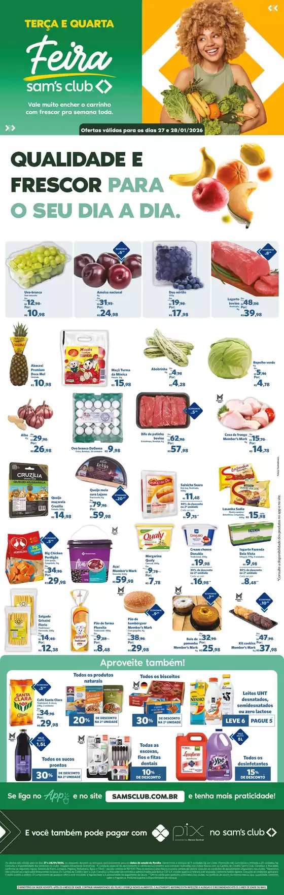 Catálogo Sam's Club | Ofertas e promoções atuais | 2026-01-27T00:00:00.000Z - 2026-01-28T00:00:00.000Z