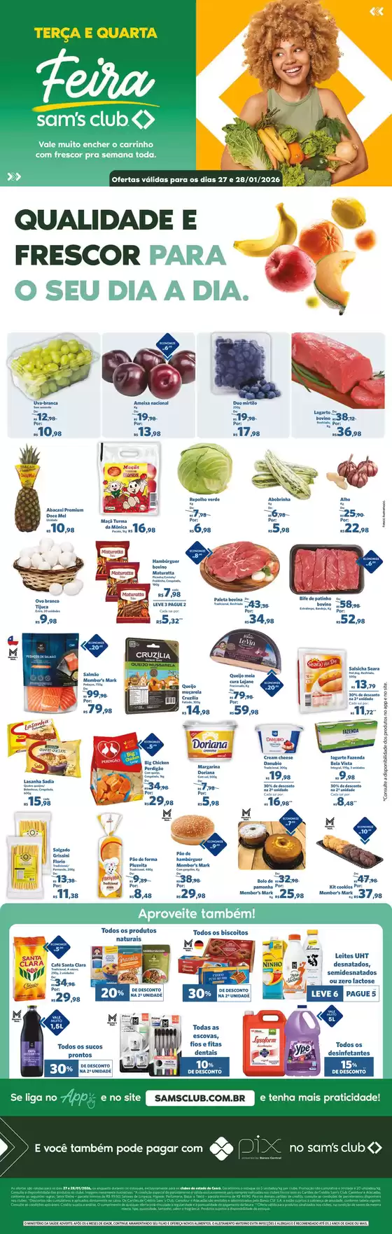 Catálogo Sam's Club | Ofertas para caçadores de pechinchas | 2026-01-27T00:00:00.000Z - 2026-01-28T00:00:00.000Z