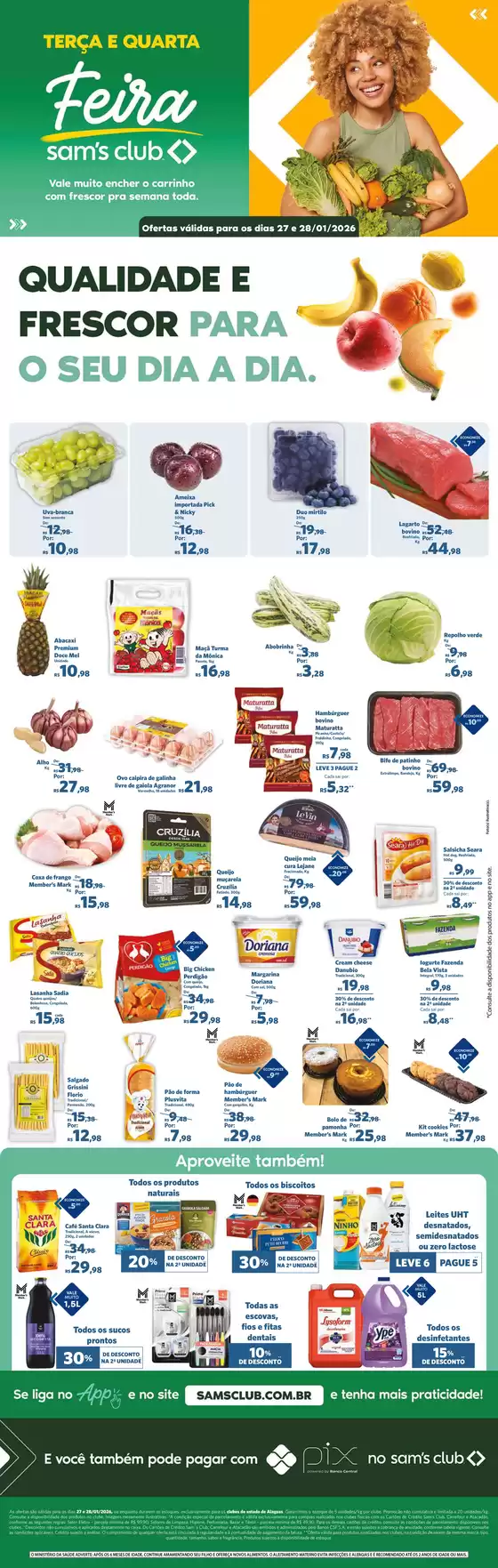 Catálogo Sam's Club | Melhores ofertas para compradores econômicos | 2026-01-27T00:00:00.000Z - 2026-01-28T00:00:00.000Z