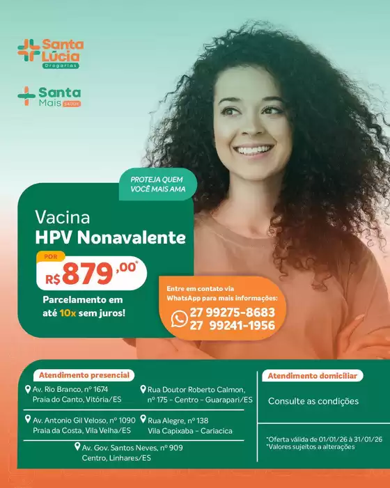 Catálogo Farmácia Santa Lúcia em Paulista | Ofertas exclusivas para nossos clientes | 2026-01-01T00:00:00.000Z - 2026-01-31T00:00:00.000Z