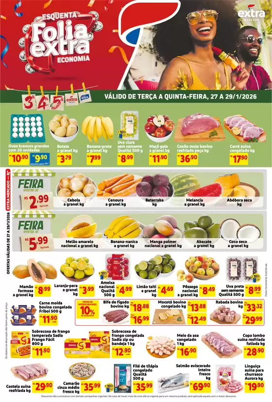 Catálogo Mercado Extra | Novas ofertas para descobrir | 2026-01-27T00:00:00.000Z - 2026-01-29T00:00:00.000Z