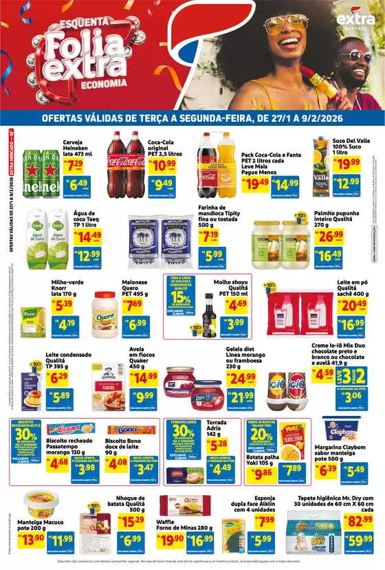 Catálogo Mercado Extra | Ofertas exclusivas para nossos clientes | 2026-01-27T00:00:00.000Z - 2026-02-09T00:00:00.000Z
