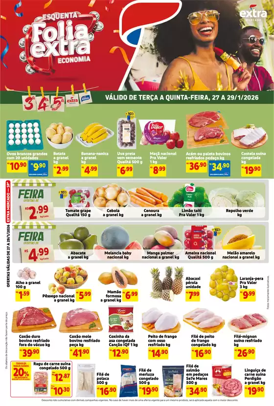 Catálogo Mercado Extra | Descontos e promoções | 2026-01-27T00:00:00.000Z - 2026-01-29T00:00:00.000Z