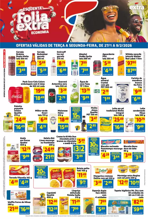Catálogo Mercado Extra | Melhores ofertas para todos os caçadores de pechinchas | 2026-01-27T00:00:00.000Z - 2026-02-09T00:00:00.000Z