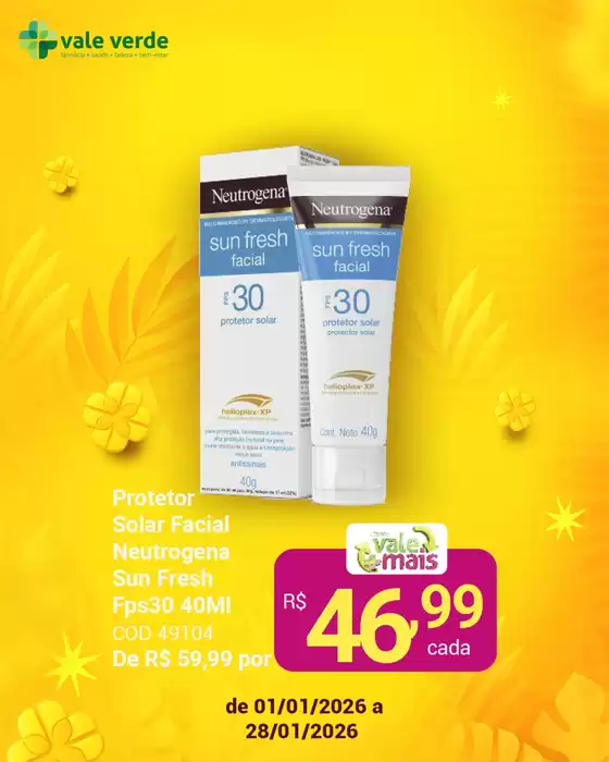 Catálogo Farmácias Vale Verde em Paulista | Ofertas especiais atraentes para todos | 2026-01-01T00:00:00.000Z - 2026-01-28T00:00:00.000Z