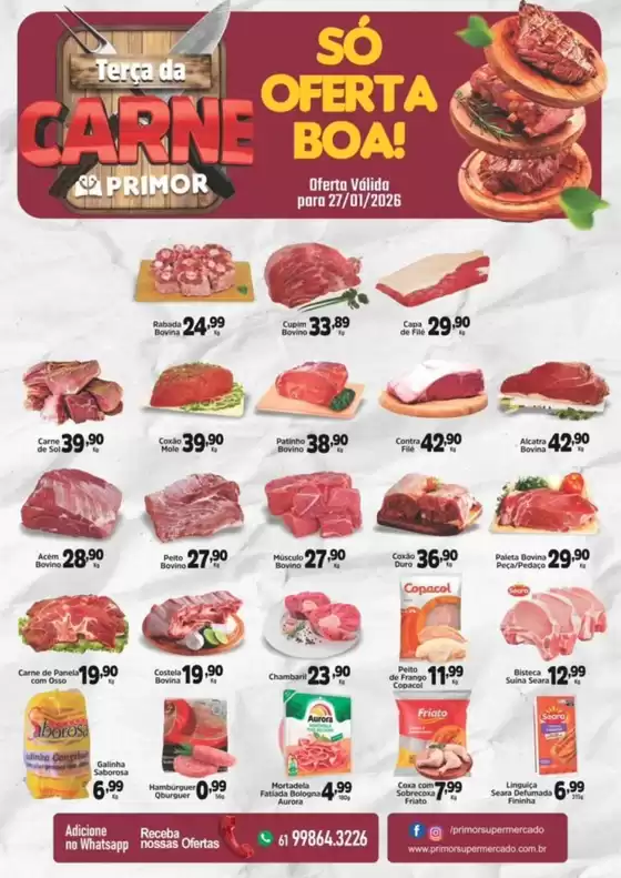 Catálogo Primor Supermercado | Terça Da Carne | 2026-01-27T00:00:00.000Z - 2026-01-27T00:00:00.000Z