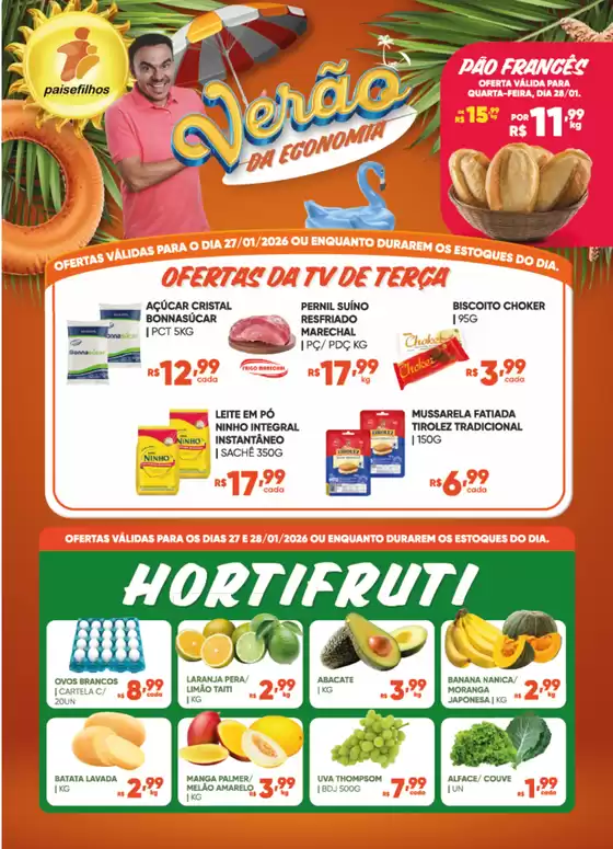 Catálogo Pais e Filhos Supermercados em Pedregulho | Catálogo Pais e Filhos Supermercados | 2026-01-27T00:00:00.000Z - 2026-01-28T00:00:00.000Z