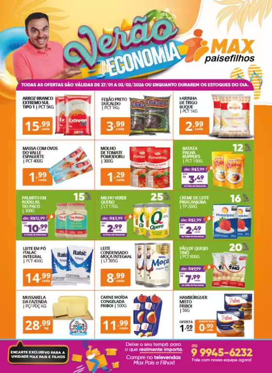 Catálogo Pais e Filhos Supermercados em Pedregulho | Ofertas exclusivas e pechinchas | 2026-01-27T00:00:00.000Z - 2026-02-02T00:00:00.000Z