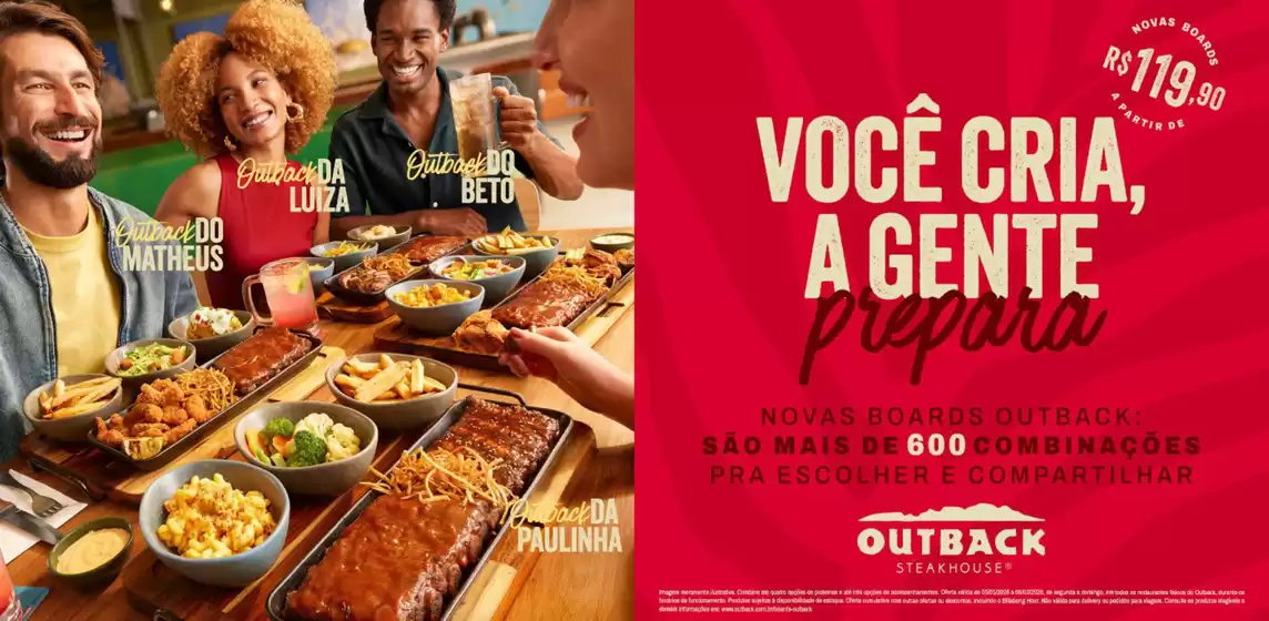 Catálogo Outback em Paulista | Você Cria A Gente | 2026-01-28T00:00:00.000Z - 2026-02-12T00:00:00.000Z