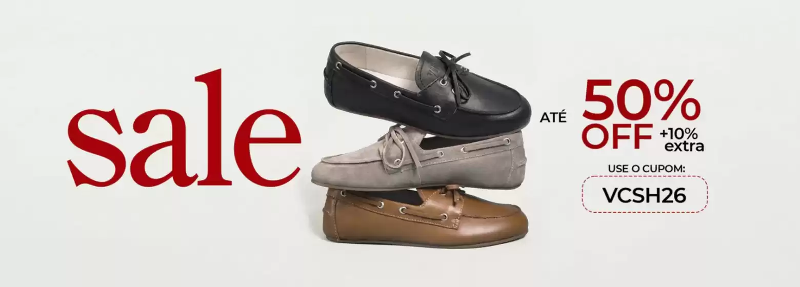 Catálogo Vinci Shoes em São Paulo | Até 50% Off | 2026-01-28T00:00:00.000Z - 2026-02-28T00:00:00.000Z