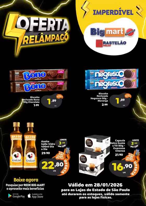 Catálogo Bigmart | Melhores ofertas para compradores econômicos | 2026-01-28T00:00:00.000Z - 2026-01-28T00:00:00.000Z