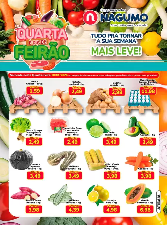 Catálogo Nagumo em Belo Horizonte | Ofertas especiais atraentes para todos | 2026-01-28T00:00:00.000Z - 2026-01-28T00:00:00.000Z