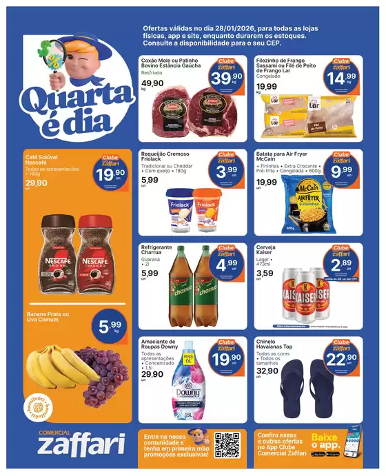 Catálogo Comercial Zaffari | QUARTA É DIA | 2026-01-28T00:00:00.000Z - 2026-01-28T00:00:00.000Z