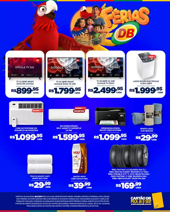 Catálogo DB Supermercados em Pelotas | Férias  | 2026-01-28T00:00:00.000Z - 2026-01-29T00:00:00.000Z