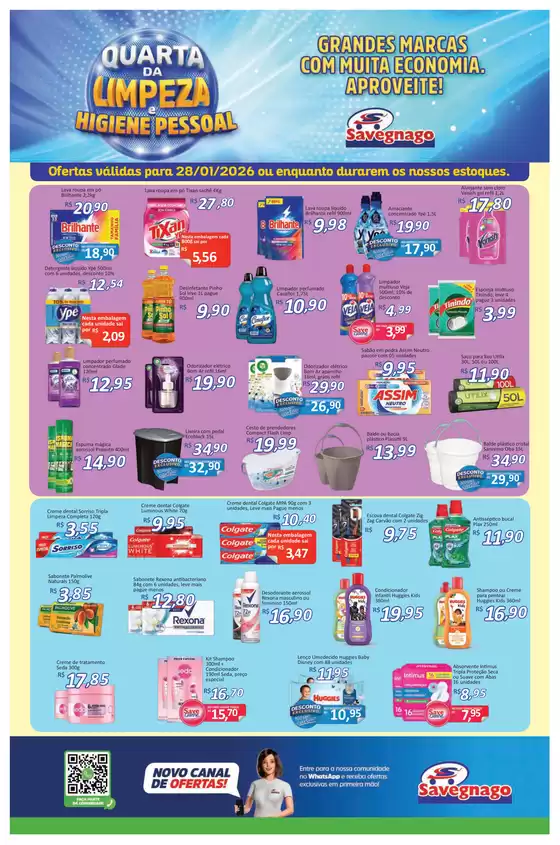 Catálogo Supermercado Savegnago em Cajamar | ofertas Savegnago Leme | 2026-01-28T00:00:00.000Z - 2026-01-28T00:00:00.000Z