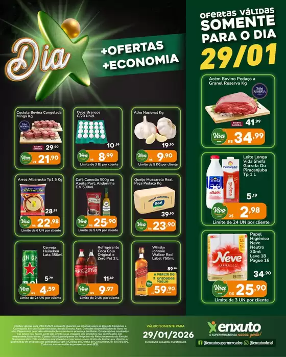 Catálogo Enxuto em Taboão da Serra | Dia X Ofertas Economia | 2026-01-29T00:00:00.000Z - 2026-01-29T00:00:00.000Z