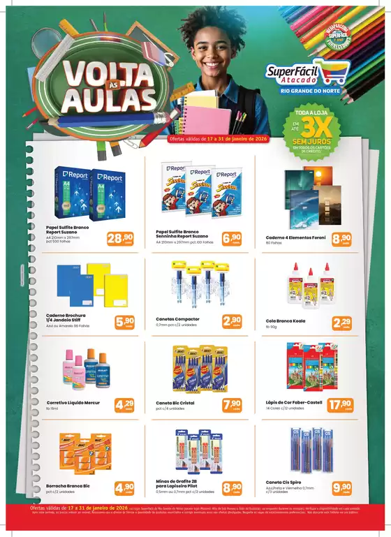 Catálogo SuperFácil Atacado em São Bernardo do Campo | Volta Às Aulas | 2026-01-29T00:00:00.000Z - 2026-01-31T00:00:00.000Z