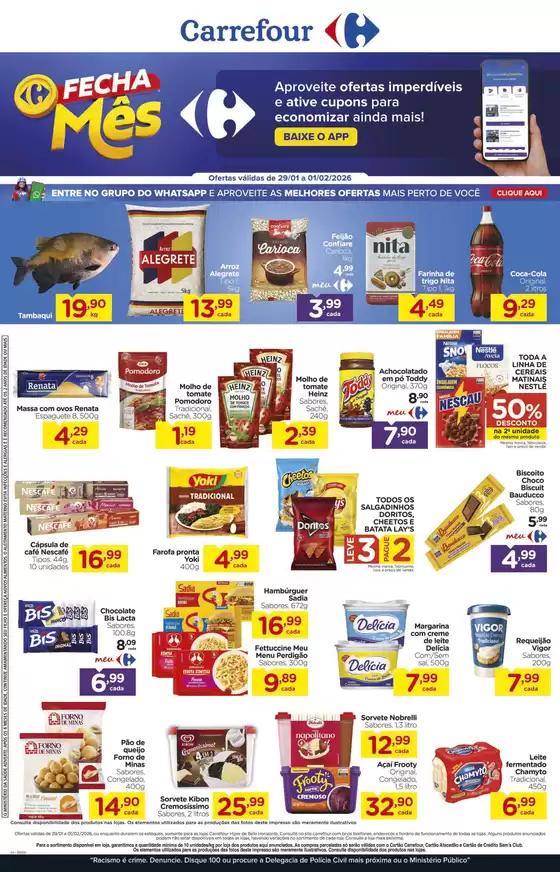 Catálogo Carrefour | Melhores ofertas para compradores econômicos | 2026-01-29T00:00:00.000Z - 2026-02-01T00:00:00.000Z