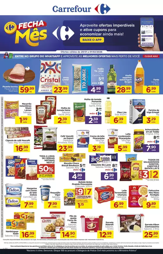 Catálogo Carrefour | Pechinchas e ofertas atuais | 2026-01-29T00:00:00.000Z - 2026-02-01T00:00:00.000Z