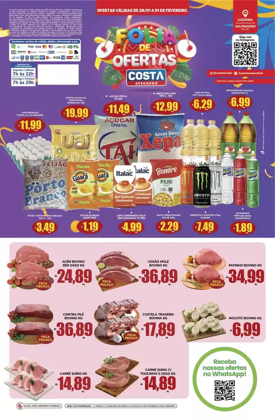 Catálogo Costa Atacadão | Melhores ofertas para compradores econômicos | 2026-01-29T00:00:00.000Z - 2026-02-01T00:00:00.000Z