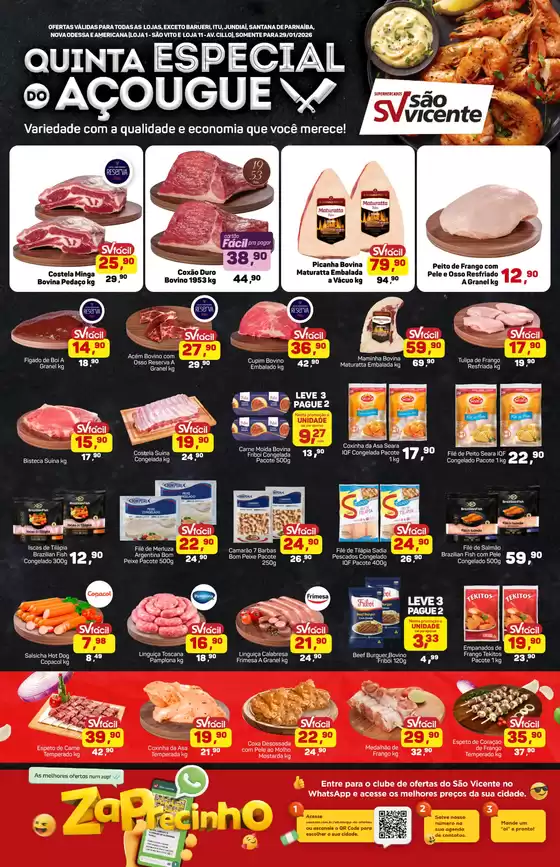 Catálogo Supermercados São Vicente | Grandes descontos em produtos selecionados | 2026-01-29T00:00:00.000Z - 2026-01-29T00:00:00.000Z