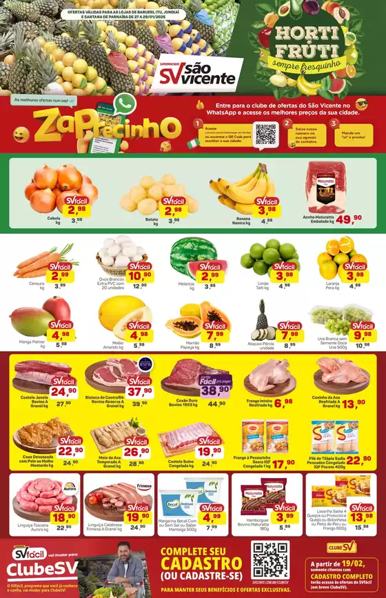 Catálogo Supermercados São Vicente | Ofertas exclusivas e pechinchas | 2026-01-27T00:00:00.000Z - 2026-01-29T00:00:00.000Z