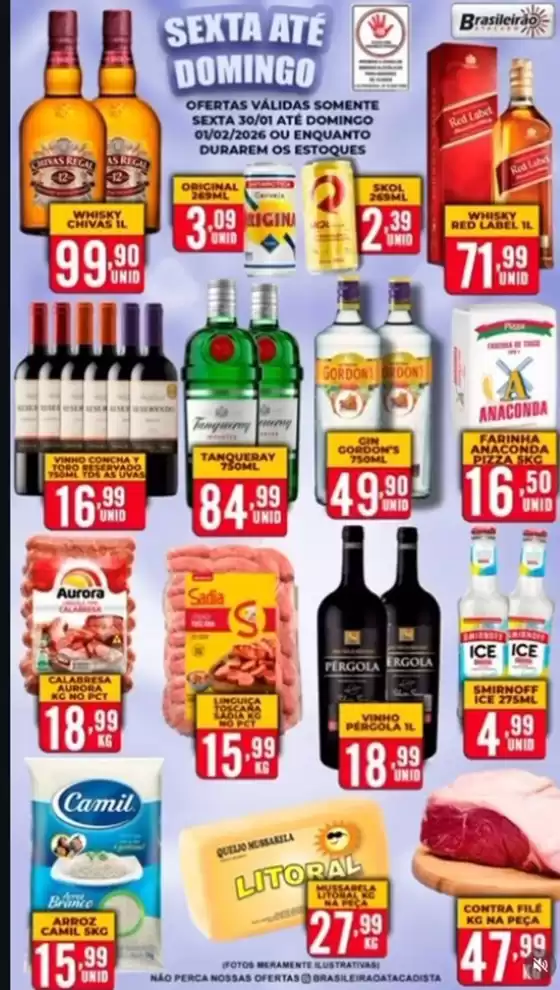 Catálogo Brasileirão Atacado em Governador Valadares | SEXTA ATE DOMINGO | 2026-01-30T00:00:00.000Z - 2026-01-30T00:00:00.000Z