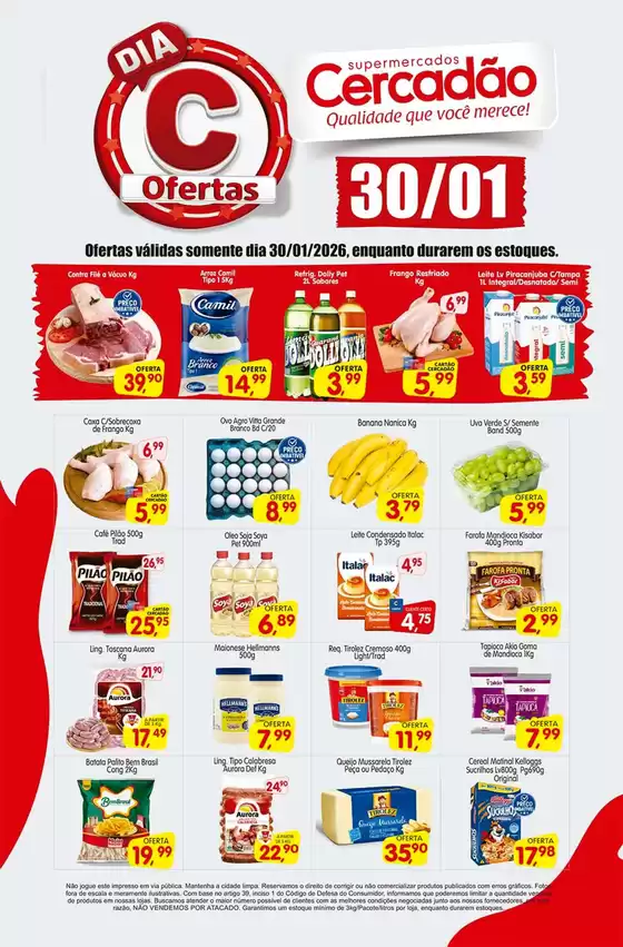 Catálogo Cercadão | Dia C Ofertas | 2026-01-30T00:00:00.000Z - 2026-01-30T00:00:00.000Z