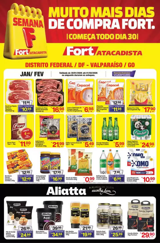 Catálogo Fort Atacadista em Cidreira | DF Fort Semana F 30 JAN a 01 FEV 26 | 2026-01-30T00:00:00.000Z - 2026-02-01T00:00:00.000Z