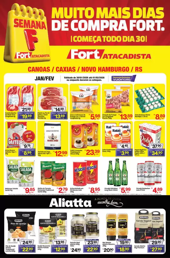 Catálogo Fort Atacadista em Enéas Marques | RS Fort Semana F FDS 30 e 01 FEV 26 caxias canoas NH | 2026-01-30T00:00:00.000Z - 2026-02-01T00:00:00.000Z