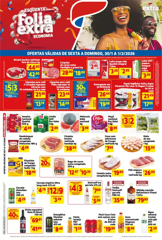 Catálogo Extra em Capanema PR | Ofertas especiais atraentes para todos | 2026-01-30T00:00:00.000Z - 2026-02-01T00:00:00.000Z