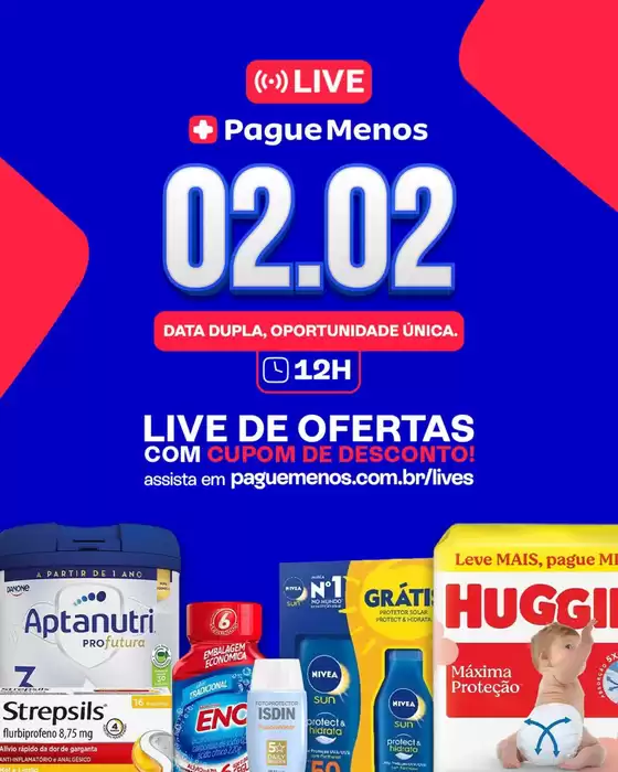 Catálogo Farmácias Pague Menos em Balneário Pinhal | Descubra ofertas atraentes | 2026-02-02T00:00:00.000Z - 2026-02-02T00:00:00.000Z
