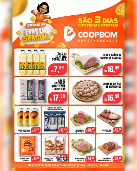 Catálogo CoopBom em Formiga | Ofertas Do Fim De Semana | 2026-01-30T00:00:00.000Z - 2026-02-01T00:00:00.000Z