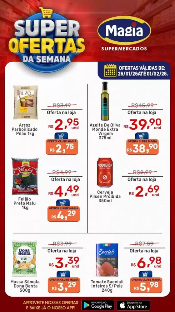 Catálogo Supermercados Magia em Joinville | Super Ofertas Da Semana | 2026-01-30T00:00:00.000Z - 2026-02-01T00:00:00.000Z