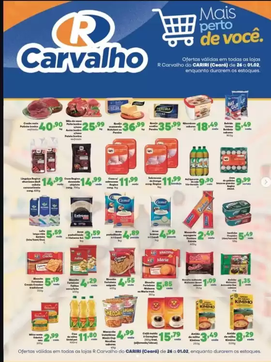 Catálogo R Carvalho Supermercado em Indaiatuba | Mais perto de você | 2026-01-30T00:00:00.000Z - 2026-02-01T00:00:00.000Z