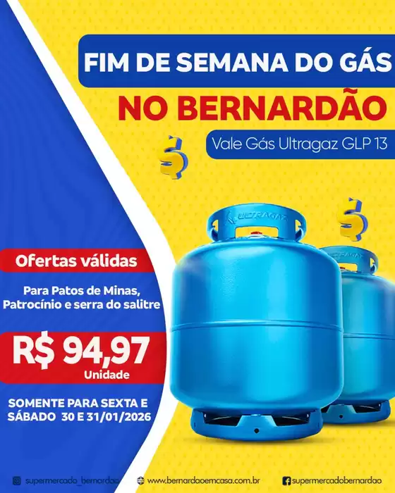 Catálogo Supermercado Bernardão em Nova Lima | Encarte Supermercado Bernardão | 2026-01-30T00:00:00.000Z - 2026-01-31T00:00:00.000Z